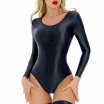 Naiste pikkade varrukatega leotard l&auml;ikiv bodysuit veniv treeningriietus &ouml;&ouml;klubi riietus &otilde;mblusteta esinemisriietus L