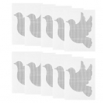 10 tk multika loomade aknas&otilde;ela paigaldus isekleepuv s&otilde;ela rebendite aukude katte s&otilde;ela uks klaaskiudv&otilde;rk parandusteip komplekt Bird