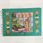 T&auml;iskasvanute ja teismeliste v&auml;rviraamat Mugav lukuga v&auml;rviraamat Armas karu spiraalk&ouml;ites v&auml;rvimisraamat