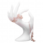 S&otilde;rmused K&auml;e Hoidja OK Kujuline Elegantne Ehtedisplei Stend Kodu Ehtepoodidele must