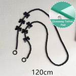 Mobiiltelefoni rihm kaelarihm Crossbody Bow h&otilde;behelmestega telefonikett iPhone'i jaoks Samsung Xiaomi kaotsiminekuvastane kaelak&ouml;ie riputusjuhe