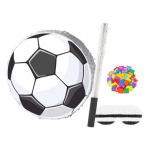 Jalgpalli Pinata T&otilde;mmatav N&ouml;&ouml;r Jalgpallipalli Pinata Pulgaga Silmak&ouml;ide Konfetti Sporditeema S&uuml;nnip&auml;evapeo Kingitused Lastele T&auml;iskasvanutele Sets