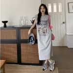 YYFS Naiste mood suvised kevadised varrukateta O-kaelusega vaba v&ouml;&ouml;kohaga kleidid M