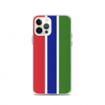 Coque T&eacute;lephone Drapeau Gambie &ndash; iPhone 12 Pro