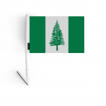 Drapeau - Norfolk - 14 x 21 cm - pol&uuml;ester-resistant - Recto/verso - Ext&eacute;rieur