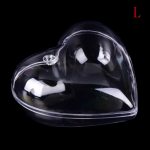 1Komplekt 65/80Mm isetehtud l&auml;bipaistvast plastist vannipommivorm akr&uuml;&uuml;lvormi s&uuml;damekujuline 80*78*46mm