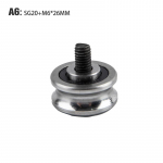 Sg15 Sg20 Sg25 Sg66+M5 M6 M8 kruviga terasest rihmarattaga kuullaagrid, r&ouml;&ouml;bastee juhtrull SG20+M6*26MM