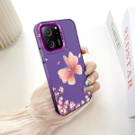 V&auml;rvitud Mustriline V&auml;rviline H&otilde;bedane Kahepoolne K&otilde;va Kest P&otilde;rutuskindel Kukkumisvastane Telefoni&uuml;mbris Xiaomi Redmi Poco jaoks Redmi 13C 5G