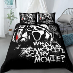 Scream Horror Night Tekikottide Komplekt USA King Queen Topelt T&auml;is Kahekohaline &Uuml;hekohaline Suurus Voodipesu Komplekt 200x200cm