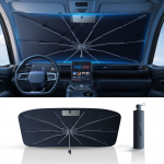 DesertWest Auto P&auml;ikesesirm Esiklaasile Vihmavari T&uuml;&uuml;pi Mitmekihiline P&auml;ikesesirm Varju Vari Valgus L:140*79cm must