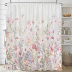 V&auml;ike V&auml;rske Lilleline lehed Lilled Du&scaron;ikardin Vannituba Veekindel Pol&uuml;ester Mitmes suuruses 3D-prindiga Kardinad Vannitoa Du&scaron;i jaoks W90xH180cm