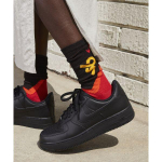 Nike Air Force 1 07 Triple Black Naiste Tennised DD8959-001 38 gray