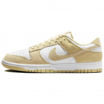 Nike Dunk Low SE Team Gold Suede Unisex Tossud Valge FQ8249-102 40