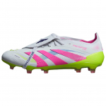 adidas Predator 24 Elite Kokkup&ouml;&ouml;ratava keelega FG Celestial Victory Pack Unisex Tennised Valge Cloud-White Lucid-Roosa ID8967 40