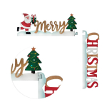 J&otilde;ulude Ukseraami Ripats Kaunistus Puidust J&otilde;uluvana P&otilde;der J&otilde;ulu Gnoom Ukse Nurga Ornament Navidad Uue Aasta Dekoratiivrekvisiidid