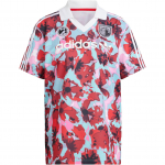 Adidas Originals &Uuml;leni Tr&uuml;kitud Jersi V&auml;rviplokk Lilleline Spordi T-s&auml;rk Naiste Topid Helepunane IR9808 XXS
