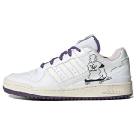 Adidas Originals Forum Low CL Nahast Mugavad Madalad Tossud Unisex Tossud Valge Lilla IE2121 36