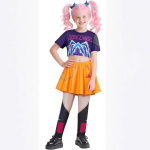 Anime Kpop Deemonik&uuml;tt Cosplay Rumi Zoey Mira Cosplay T&auml;iskost&uuml;&uuml;m Laste T&uuml;drukute Stiil Laste Lavaesinemise Riietus Halloween as the picture-130cm orange