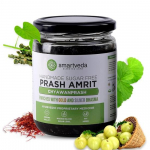 Smartveda Prash Amrit Chyawanprash Suhkruvaba 500g | 40+ mahe&uuml;rdi ayurvedlik segu | Aitab kontrollida veresuhkru taset | V&auml;ikesed partiid, klaaspurk