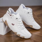 Meeste Saapad Nahast Talvised vabaajajalatsid meestele K&otilde;rged tossud Luksuslikud Mood Loafers Kingad Mugavad naiste poolsaapad 39