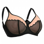 Euroopa ja Ameerika Seksikas &Uuml;li&otilde;huke Pitsist Rinnahoidja Pluss Suurus Aluspesu 42E must