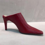 Euroopa Ja Ameerika Stiilis K&otilde;rge Kontsaga Sussid Naiste Suvi Ruudukujuline Nina Paks Lakknahaga Krunnipea Muller Poolsaapad 34 veini