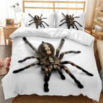 3D &auml;mblik Hirmutav voodipesukomplekt Halloweeni sulet&auml;idisega tekikott padjap&uuml;&uuml;r 2/3 tk &Uuml;he- ja kahekohaline Pehme Kiiresti kuivav voodikate Lastele Meestele Kingitus AU Single 140x210cm