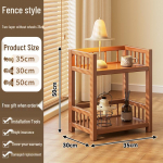 Mitmekihiline mobiilne hoiuriiul: P&otilde;randal seisav mitmeotstarbeline k&auml;ru elutuppa ja majapidamisvajadusteks.