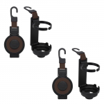 [Komplekt 2 tk] Auto joogihoidja, Tagumise istme joogihoidja, Auto 3-suunaline mini-auto 2 drink holders