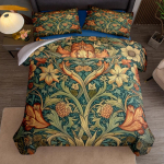 William Morris Nouveau Maasikavaraste Tekikoti Komplekt King Queen Double Full Twin Single Suurused Voodipesu Komplekt 140x210cm