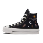 Converse Chuck Taylor All Star Platvorm K&otilde;rged On OK R&auml;nnata - Must Naiste Tossud Valge 571085C 41