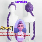 2025 Uus Film K-Pop Mira Rumi Zoey Hunters Cosplay Kost&uuml;&uuml;m Halloween Karneval Deemoni Lava 3D Prinditud Mustriga Rollim&auml;ngur&otilde;ivad Kids Height 130cm