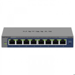 Commutateur r&eacute;seau - NETGEAR - GS108E - 8 ports - QoS - Contr&ocirc;le de bande passante