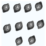 LED-&auml;&auml;retuled 24V Veekindlad gabariidituled L&auml;bipaistvad veoautole, haagisele, bussile, kommertsveokitele (Pakis 10 tk)