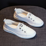 Esimene kiht lehmanahast valged kingad naiste kevad-suve lihtsad k&otilde;ikidele riietele sobivad vabaaja peales&otilde;idetavad hingavad klassikalise uue stiili kingad 40