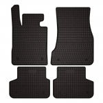 Dywaniki samochodowe gumowe do: BMW 5 G31 Hybryda kombi, Touring (2017-2023) - czarne, dopasowane