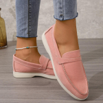 Naiste Loaferid Uued Madala Tallaga Vabaaja Kingad Retro Briti Kingad Naistele 35 roosa