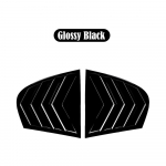 2 tk ABS Auto Tagumise Akna Lamekatte Kate BMW 5. Seeria E60 2004-2010 &Otilde;huavad Tuuleklaas Tagumise Akna Tuulutusava Katik Spoiler Kate Glossy Black