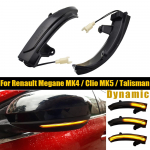 2 tk LED-p&ouml;&ouml;ramistulega k&uuml;ljepeegli noolvalgusti Renault Megane MK4 IV Talisman 2016-2019 Clio V MK5 2020 2021 jaoks D&uuml;naamiline suunatuli