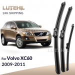 Volvo XC60 2009-2011 2010 jaoks Eesmised ja tagumised kojamehe terad Tuuleklaasi klaasipuhastusharjad 26 +20 +15 Left hand drive