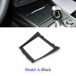 BMW X5 X6 E70 E71 E72 Esimese keskkonsooli paneeli raam Joogitopsihoidja Dekoratiivpaneeli katte liist 51166956756 51169129401 Model A Black