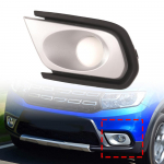 For Dacia Logan Sandero II facelift 2017- Fog Lamp Grill Front Bumper Lower Fog Grille Cover 261A37821R 261A20186R Left