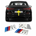 1pcs ABS Car Trunk Rear Emblem Sticker Automotive Goods For Bmw M 3 5 7 Series e46 e90 e60 Z4 X1 X2 X3 X4 X5 X6 E53 E52 E63 E92 glossy silver