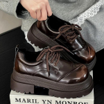 Kevadised Naiste JK Mary Jane Kingad Mood Paeltega Kingad Vintage Platvorm Elegantsed Paksu Kontsaga Kingad 40 pruun