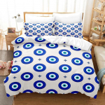 Hip Hop T&uuml;rgi Kurja Silma Voodipesu Komplekt &Uuml;he Twin T&auml;is Queen King Suuruses T&auml;iskasvanud Poisid Mees Magamistuba Tekikatted Linalakomplekt EU Single(135*200cm)3pcs