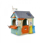 Maison de Jeu Enfant - FEBER - Recycle Eco House - Plastique Recycl&eacute; - Anti-UV - 150 cm de Haut