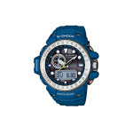 CASIO Meeste vedelkristall/analoog kahekordse n&auml;iduga seeria Must kell GWN-1000-2AER GWN-1000-2AER Blue Strap