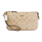 Coach Nolita 19 Klassikaline Monogrammiga Kaetud L&otilde;uendi ja Nahast Sidurikott Naiste Sidurikott Beež Khaki C3308-IMDQC Basic Set (Bag+Dust Bag)