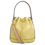 Tory Burch T Monogram paelaga reljeefse nahast &otilde;lakott Naiste kotid Palmi-kollane 88155-733 Basic Set (Bag+Dust Bag)