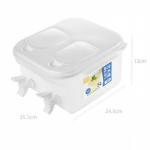 5L filtreeriva kraaniga veekeetja Plastikust Suure mahutavusega puuviljatee s&auml;ilituskeetja Kodune K&otilde;rgetemperatuurikindel veekeetja